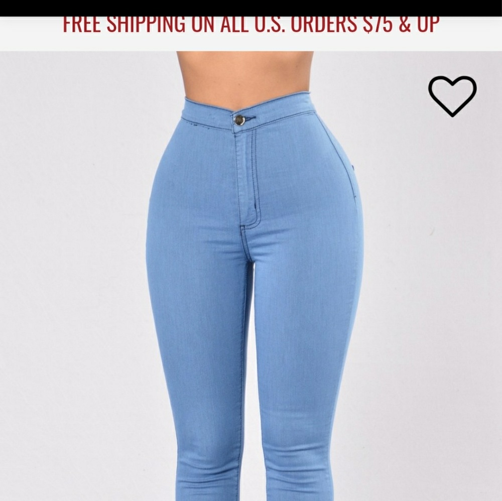 Fashion nova high waist jeans